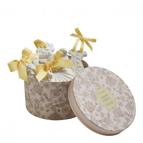 Caixa de 5 decorações perfumadas - Soleil Pastel