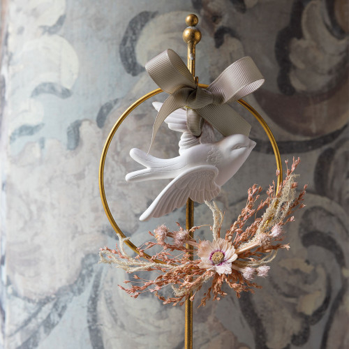 Scented Floral Dove Crown - Belle Lavande