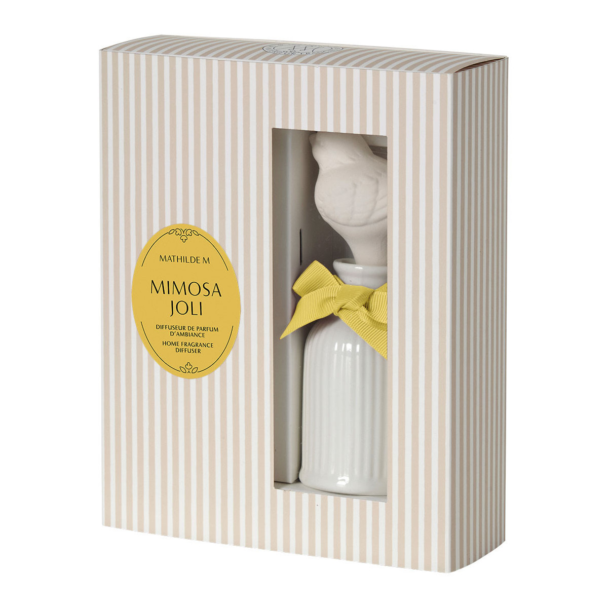 Diffusore Di Profumo MATHILDE M. Valzer Florale - 200 Ml - Rosa Elisir Con Fiori In Porcellana