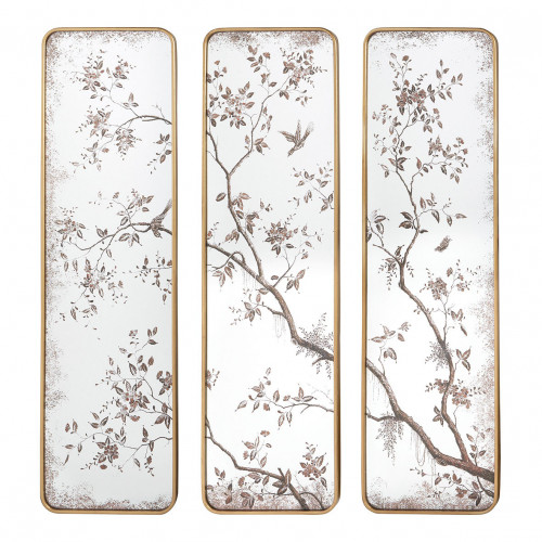 Espejo tríptico Una primavera en Kioto