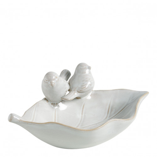 Stoneware Bird Duo Dish
