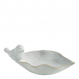 Stoneware Bird Dish