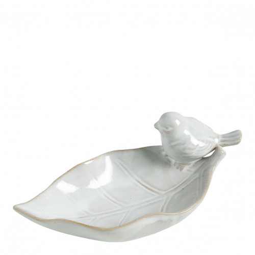 Stoneware Bird Dish