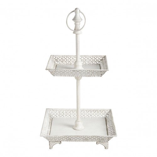 Charme 2-tier metal tray
