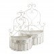Set of 2 metal wall brackets for plants