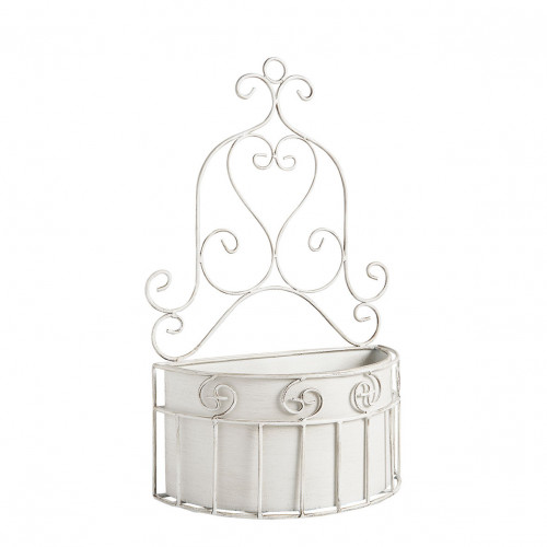 Set de 2 soportes de pared de metal para plantas