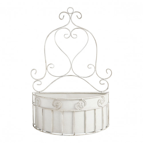 Set of 2 metal wall brackets for plants