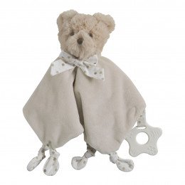 Beige Toudoux Teddy Bear with teething ring