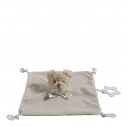 Toudoux Ourson beige avec anneau de dentition