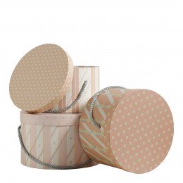 Conjunto de 3 caixas de arrumação Banho de Sol