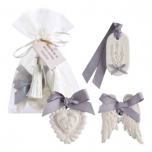 Pochon di 3 decorazioni profumate - Belle Lavande