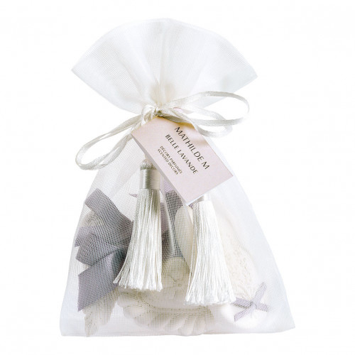 Pouch with 3 scented decorations - Belle Lavande Pouch with 3 scented decorations - Belle Lavande