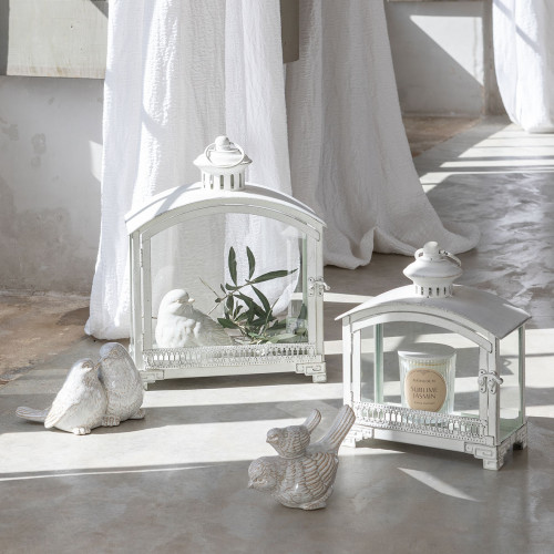 Lanterna Marie in metallo - Modello piccolo - H. 25 cm