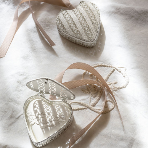 Boîte Cœur et décor parfumé - Rose Élixir Boîte Cœur et décor parfumé - Rose Élixir