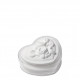 Heart-shaped Box of 30 Rose-scented Soap Sheets - Rose Fragrance