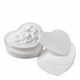 Heart-shaped Box of 30 Rose-scented Soap Sheets - Rose Fragrance