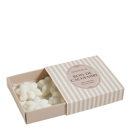 Estuche de 4 decoraciones de cera perfumada derretible - Bois de Cachemire
