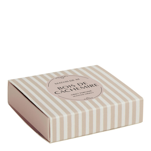 Set di 4 decorazioni in cera profumata fondente - Legno di Cashmere