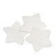 Box of White Glittery Star Soap Leaves - Rose Scent