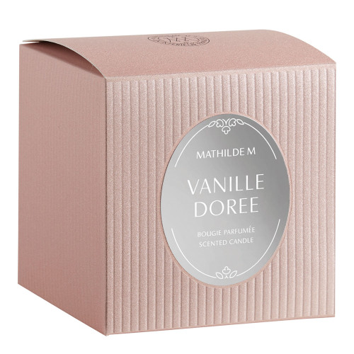 Bougie parfumée Les Intemporelles en Fête 400 g - Vanille Dorée Bougie parfumée Les Intemporelles en Fête 400 g - Vanille Dorée