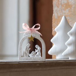 Crèche de Noël parfumée Fête Nacrée - Thé de Fête