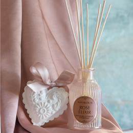 Coffret Diffuseur de parfum d'ambiance Les Intemporelles en Fête - Rose ةlixir