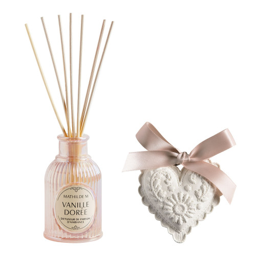 Ambiance perfume diffuser gift set Les Intemporelles en Fête - Vanille Dorée Ambiance perfume diffuser gift set Les Intemporelles en Fête - Vanille Dorée