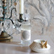 Coffret bougeoir Papillon et 6 bougies parfumées - Fleur de Coton