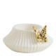 Butterfly candle holder set and 6 scented candles - Rose Élixir