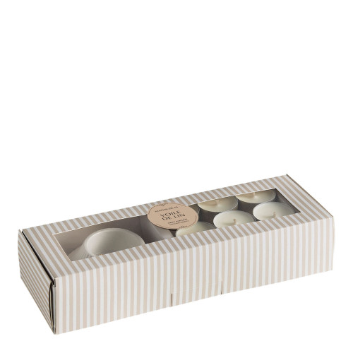 Coffret bougeoir Papillon et 6 bougies parfumées - Voile de Lin Coffret bougeoir Papillon et 6 bougies parfumées - Voile de Lin