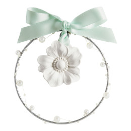 Couronne parfumée Fête Nacrée - Sapin Givré