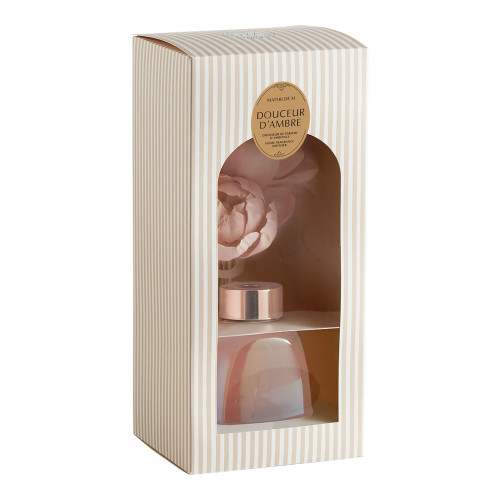Diffuseur de parfum d'ambiance Douce Pivoine 180 ml - Douceur d'Ambre Diffuseur de parfum d'ambiance Douce Pivoine 180 ml - Douceur d'Ambre