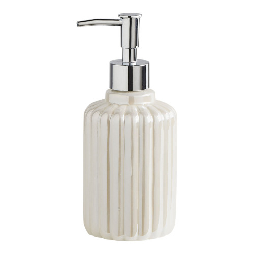 Pearly Shimmer ceramic soap dispenser