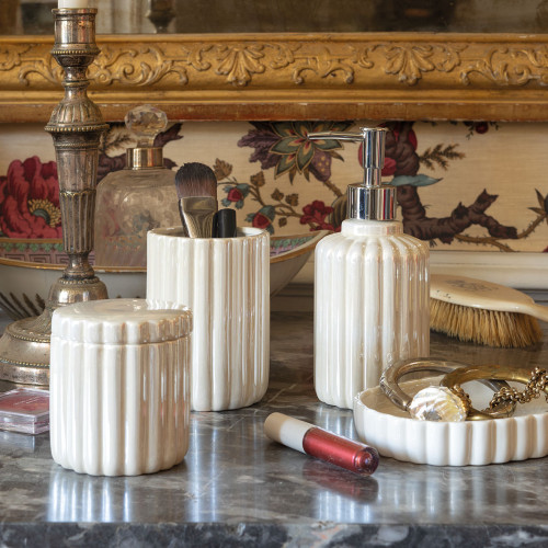 Porte-savon Éclat Nacré en céramique Porte-savon Éclat Nacré en céramique