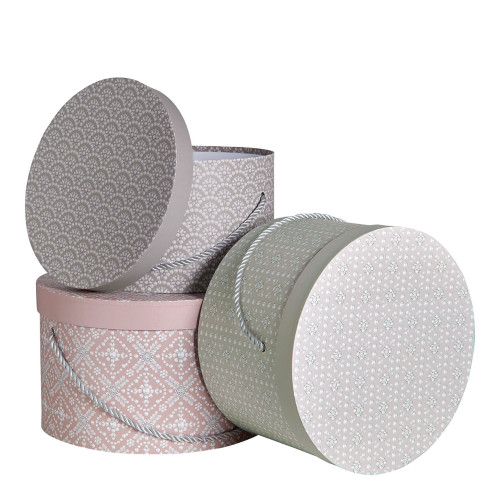 Set de 3 boîtes de rangement Fête Nacrée