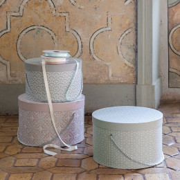 Set de 3 boîtes de rangement Fête Nacrée