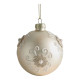 Set of 3 Fancy Glass Christmas Ornaments