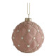 Set of 3 Glass Pearl Christmas Baubles