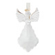 Set of 3 hanging glass Angel ornaments