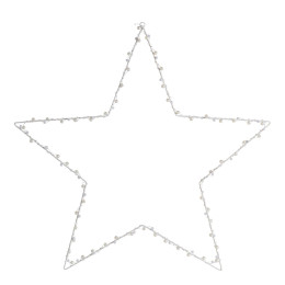 Estrela luminosa em metal - Modelo grande - A. 70 cm