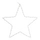 Large metal light star - H. 70 cm