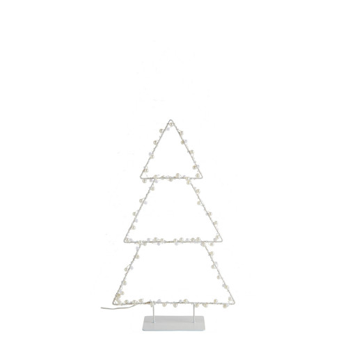 Árbol de Navidad luminoso de metal - Modelo pequeño - Alt. 50 cm