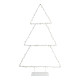 Luminous metal Christmas tree - Large model - H. 80 cm