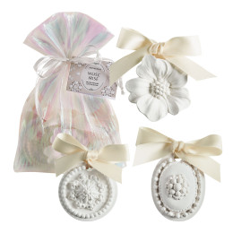 Pouch of 3 Scented Decorations Fête Nacrée - Musc Irisé