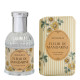 Necessaire de Beleza com água de colónia 30 ml e sabonete Cachemira Requintada - Flor de Tangerina