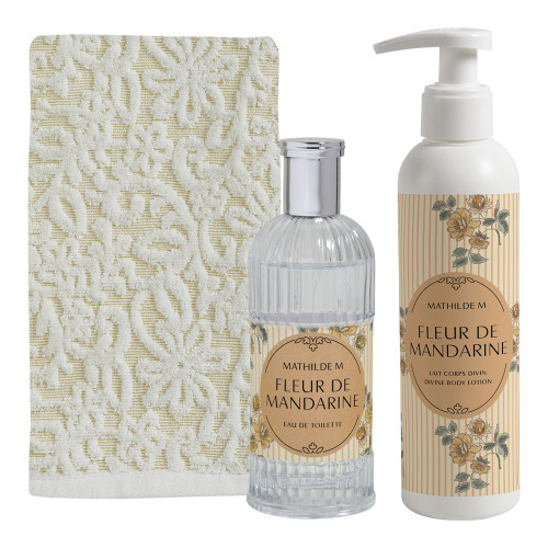 Beauty vanity eau de toilette 100 ml and Divin body lotion 250 ml - Fleur de Mandarine Beauty vanity eau de toilette 100 ml and Divin body lotion 250 ml - Fleur de Mandarine