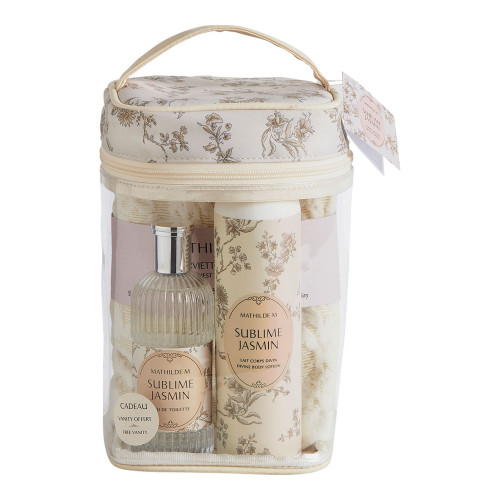 Necessaire de Beleza água de colónia 100 ml e leite corporal Divino 250 ml - Sublime Jasmin