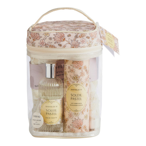 Beauty Vanity eau de toilette 100 ml and Divine body lotion 250 ml - Soleil Pastel