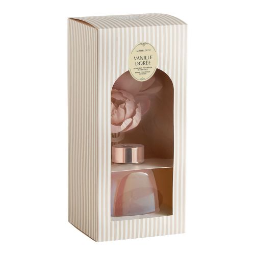 Diffuseur de parfum d'ambiance Douce Pivoine 180 ml - Vanille Dorée Diffuseur de parfum d'ambiance Douce Pivoine 180 ml - Vanille Dorée