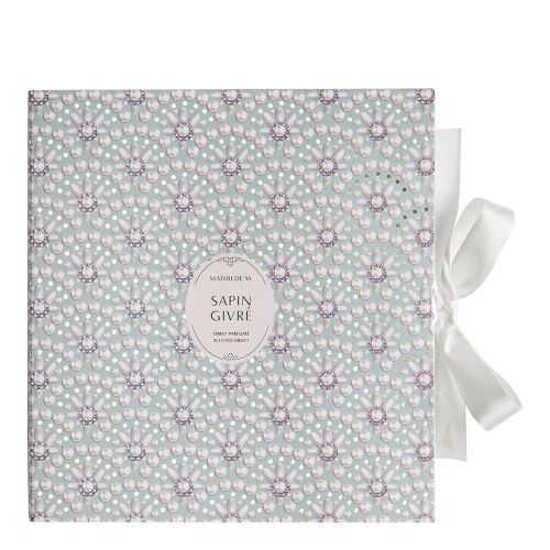 Crèche de Noël parfumée Fête Nacrée - Sapin Givré